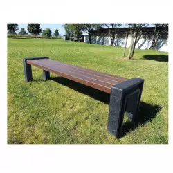 Banquette collectivité - Banquette urbaine - Banquette en plastique recyclé Banquette collectivité - Banquette urbaine - Banquette en plastique recyclé