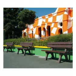 Banc de ville - Banc plastique recyclé - Banc urbain Banc de ville - Banc plastique recyclé - Banc urbain
