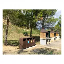 Corbeille de ville - Poubelle urbaine - Poubelle plastique recyclé Corbeille de ville - Poubelle urbaine - Poubelle plastique recyclé