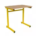 Table scolaire individuelle 70 x 50 fixe 1 place LUCAS