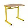 Table scolaire individuelle 70 x 50 fixe 1 place LUCAS