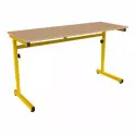 130 x 50 cm - Bureau scolaire réglable en hauteur