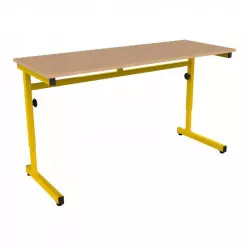 130 x 50 cm - Bureau scolaire réglable en hauteur