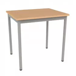 60 x 50 cm - Table maternelle rectangulaire