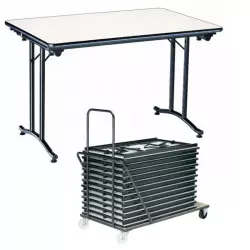 Lot de 10 tables pliantes...