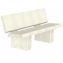 Banc collectivité en béton Banc collectivité en béton