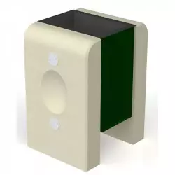 Poubelle collectivité en béton Poubelle collectivité en béton