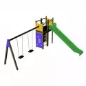 Structure d'aire de jeux avec portique APOTCHO