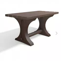 Table extérieure en plastique recyclé Table extérieure en plastique recyclé