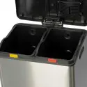 Poubelle de tri sélectif à pédale