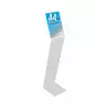 Porte visuel plexi