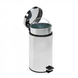 Poubelle galvanisée