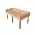 Table potagère en bois