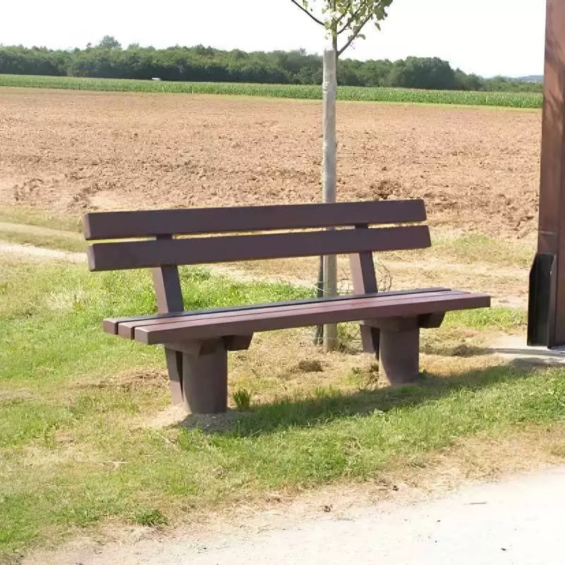 Banc public plastique recyclé Banc public plastique recyclé