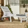 Chaise longue jardin