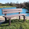 Banc de ville en recyclé