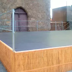 podium estrade avec canisses podium estrade avec canisses