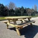 Table pique nique en bois