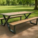 Table de pique nique en HPL