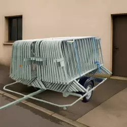 Remorque porte barrière