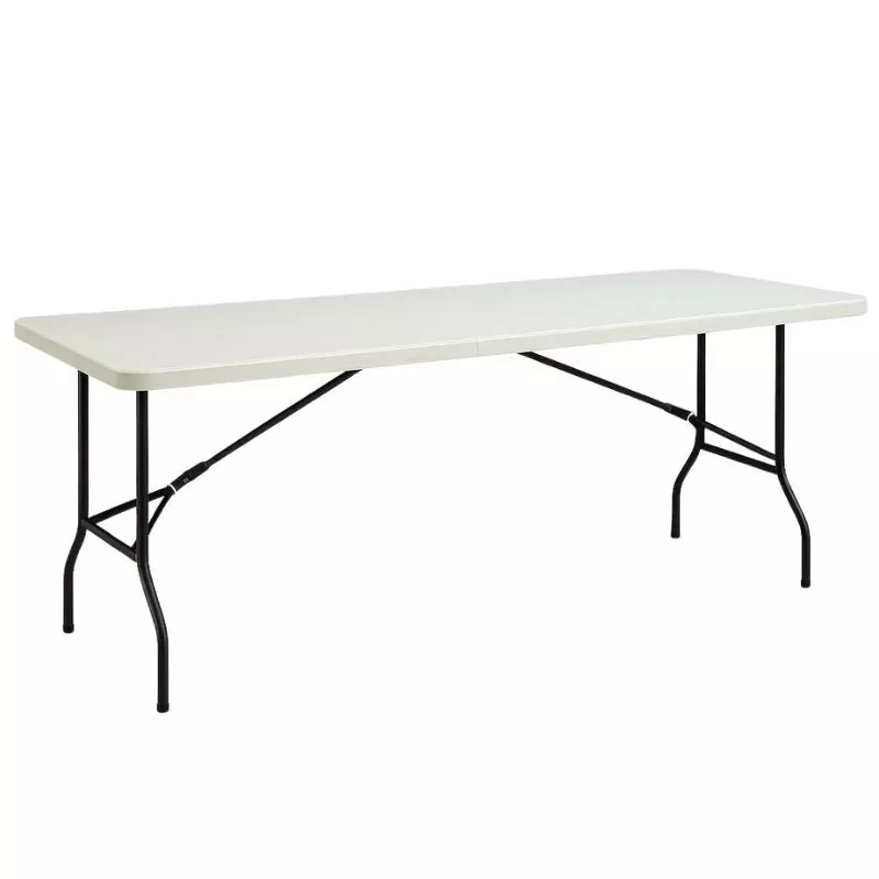 244 x 76 cm - Table en polypropylène pliante