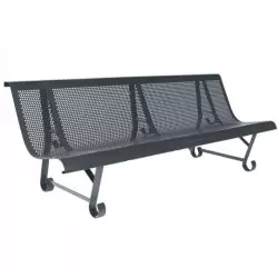 Banc extérieur en métal