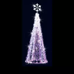 Sapin lumineux géant à Leds