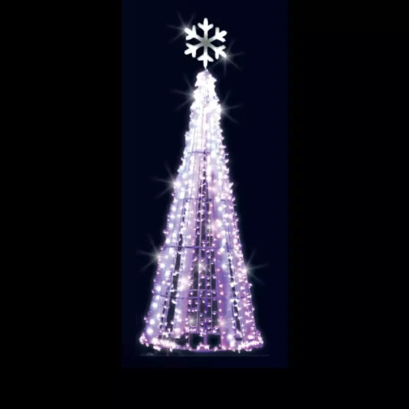 Sapin lumineux géant à Leds