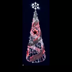 Sapin de noël à Leds