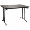 Table rectangle pliante en bois