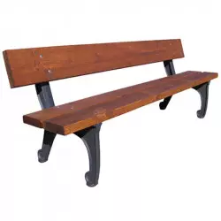 Banc en bois et fonte Colisée