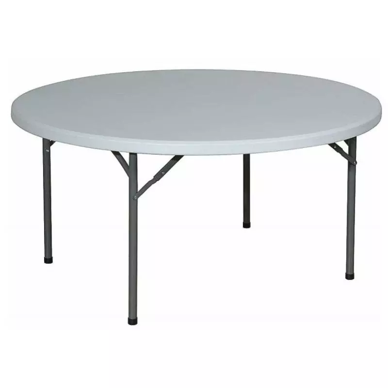Table ronde pliante polypro