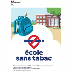 École sans tabac affiche
