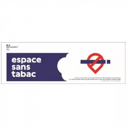 Bâche signalétique espace sans tabac