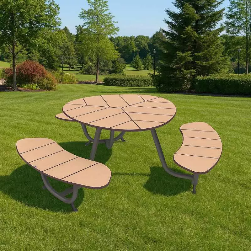 Table de picnic en stratifié compact procity Table de picnic en stratifié compact procity