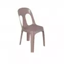 Chaise monobloc et empilable sirtaki