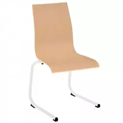 Chaise collectivité à appui sur table