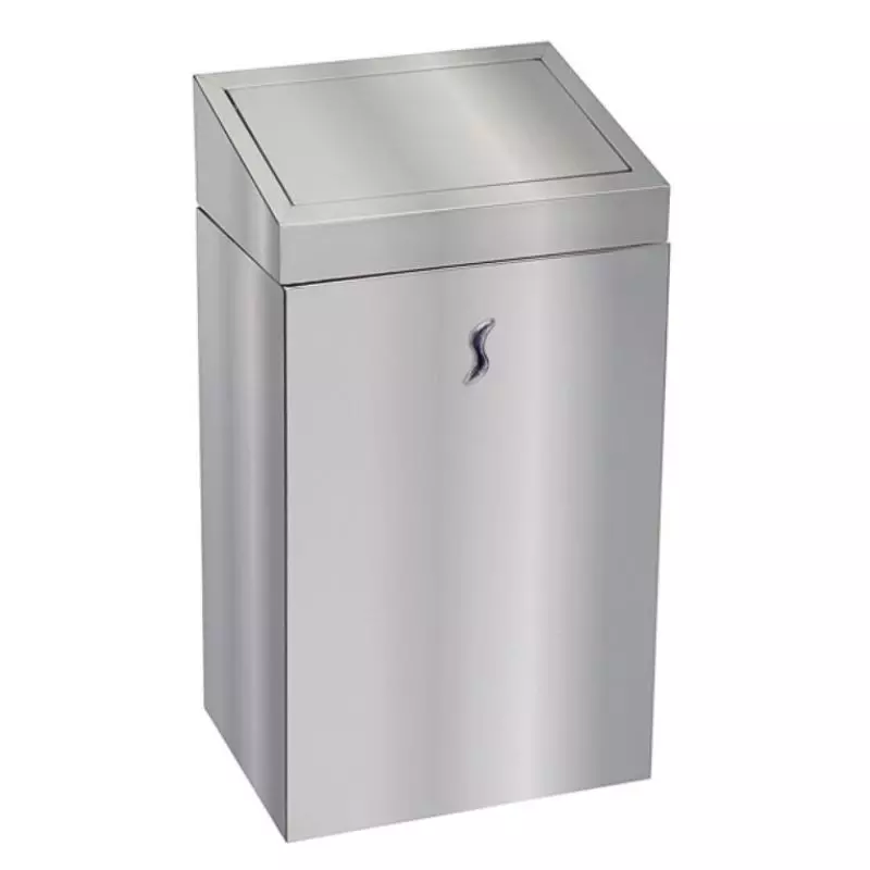 Poubelle collectivité en acier inoxydable