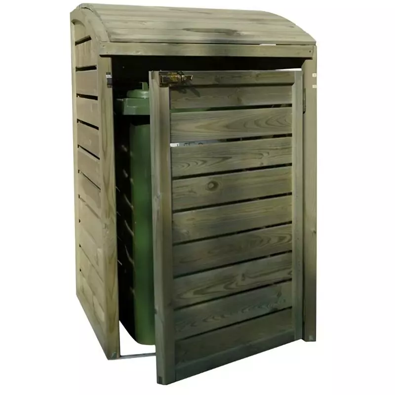 Cache conteneur poubelle en bois Cache conteneur poubelle en bois