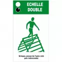 Panneau explicatif pour module parcours sportif "Échelle double"
