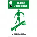 Panneau explicatif pour module "Barres d'équilibre"