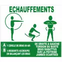 Panneau explicatif "Échauffement"