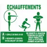 Panneau explicatif "Échauffement"