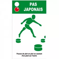 Panneau d'information pour "Pas japonais" Panneau d'information pour "Pas japonais"