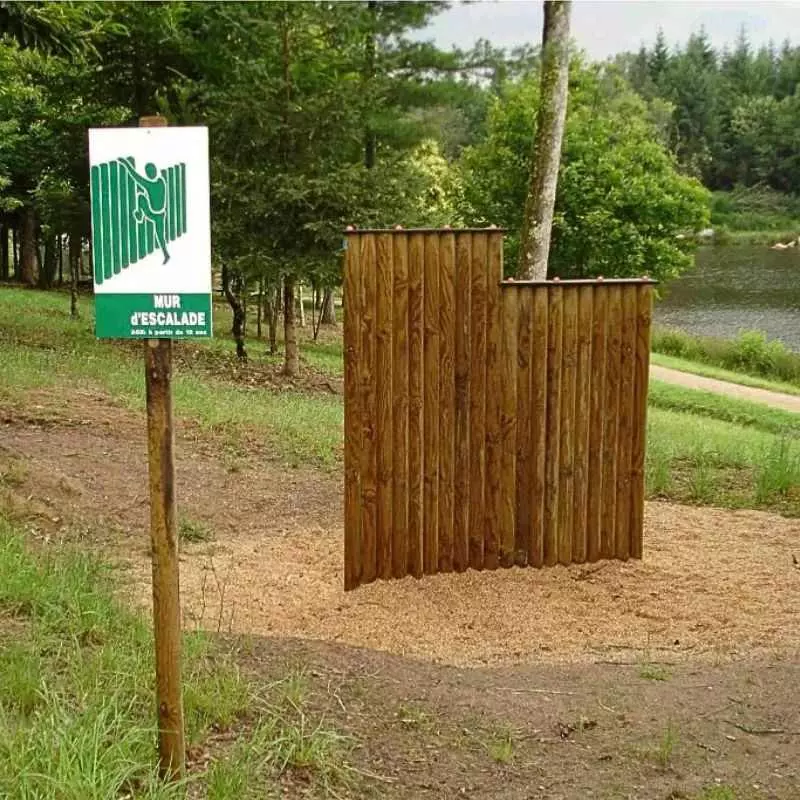 Module sportif mur d'escalade en bois Module sportif mur d'escalade en bois