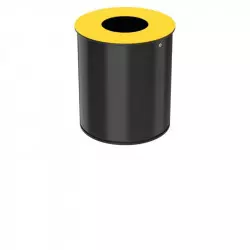 Poubelle de tri sélectif 15 L jaune