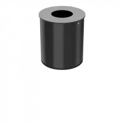 Poubelle de tri collectivité 15 L grise Poubelle de tri collectivité 15 L grise