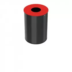 Corbeille de tri sélectif capacité 30 L coloris rouge Corbeille de tri sélectif capacité 30 L coloris rouge