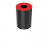 Corbeille de tri sélectif capacité 30 L coloris rouge