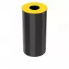 Poubelle de tr intérieur jaune de 50 litres